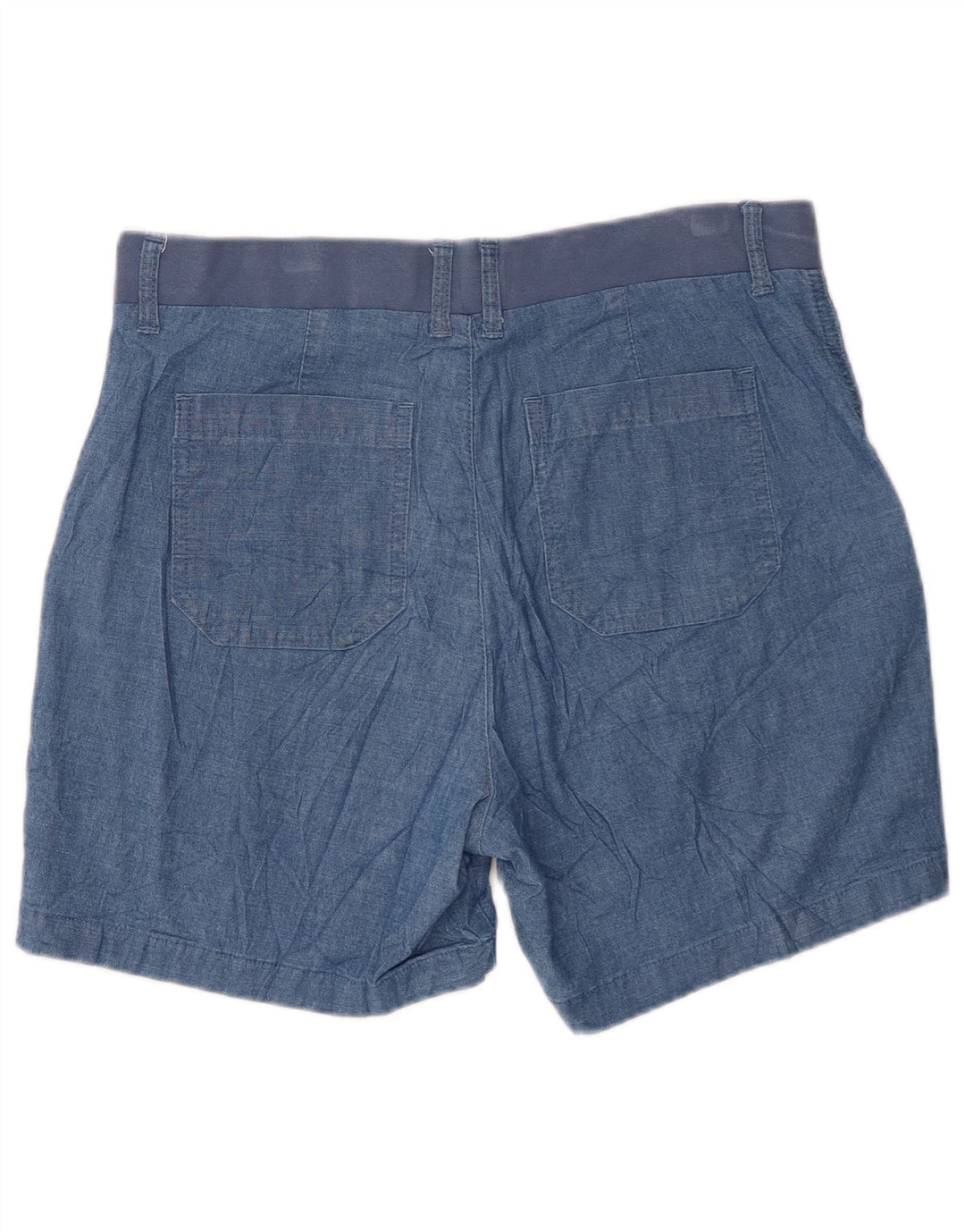 Lee Damen-Cargoshorts mit mittlerer Leibhöhe und entspannter Passform, US 12, L, W32, blaue Baumwolle