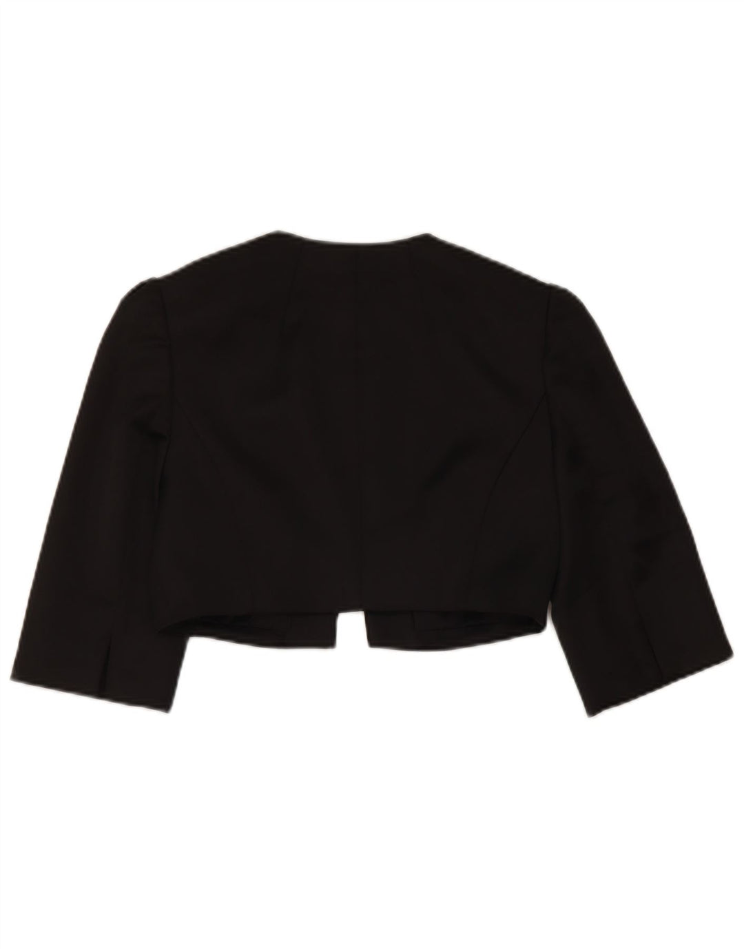 Coast Damen-Bolerojacke mit 3/4-Ärmeln, Größe S, Schwarz, Polyester