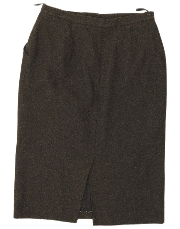 St. Bernard Damen Bleistiftrock UK 18 XL W34 Khaki Polyester
