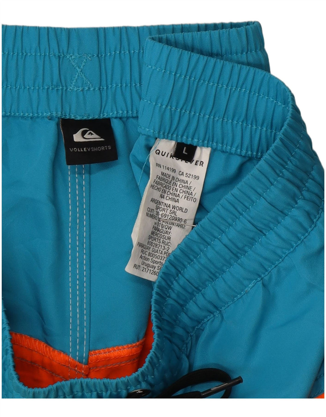 QUIKSILVER Herren-Badeshorts, groß, mehrfarbig, Colourblock-Polyester