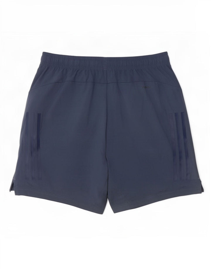Adidas Damen Climacool Sport Shorts UK 12 Medium Marineblau Polyester
