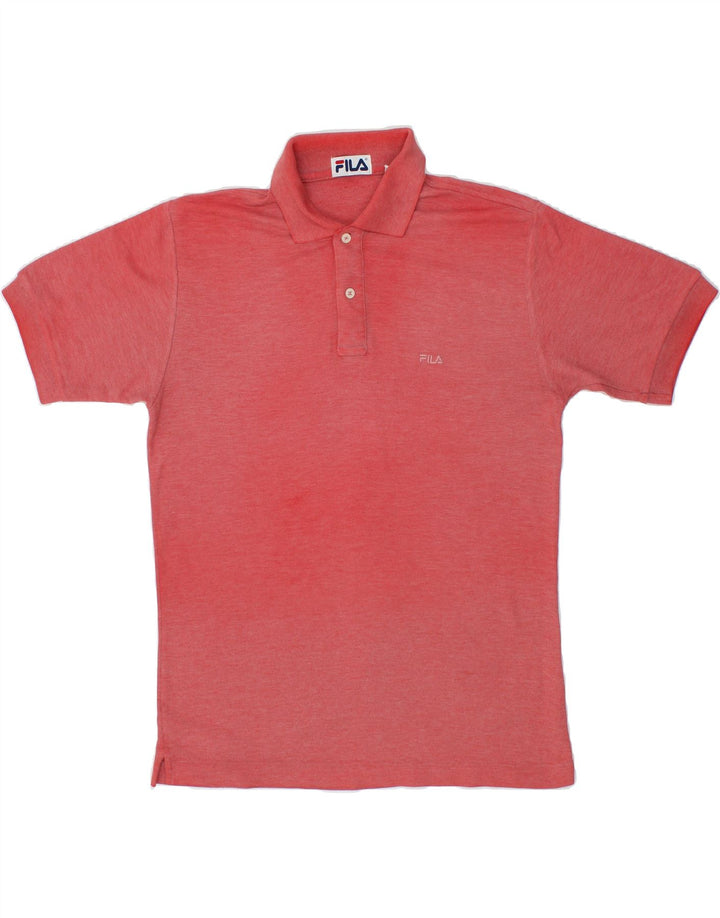 FILA Mens Polo Shirt IT 46 Small Red Cotton Vintage Fila and Second-Hand Fila from Messina Hembry 