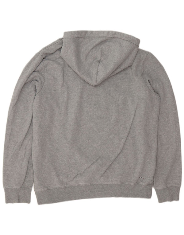 Napapijri Herren Graphic Hoodie Pullover XL Grau Baumwolle