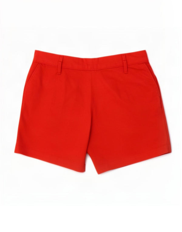Zara Damen-Shorts mit hoher Taille, mittelgroß, W28, Rot