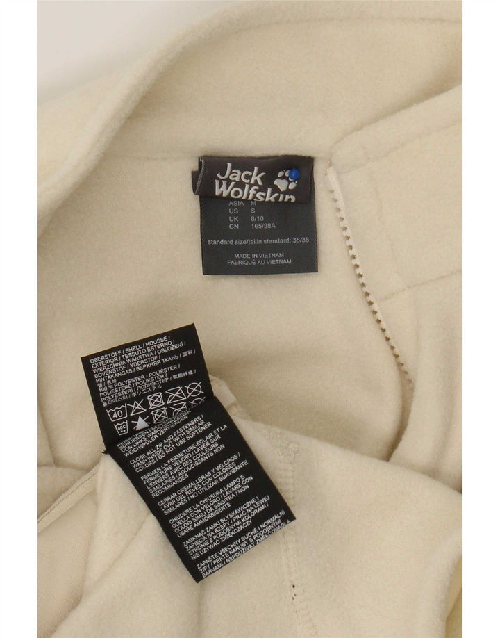 Jack Wolfskin Damen Liner Fleecejacke UK 8/10 Small Off White Polyester
