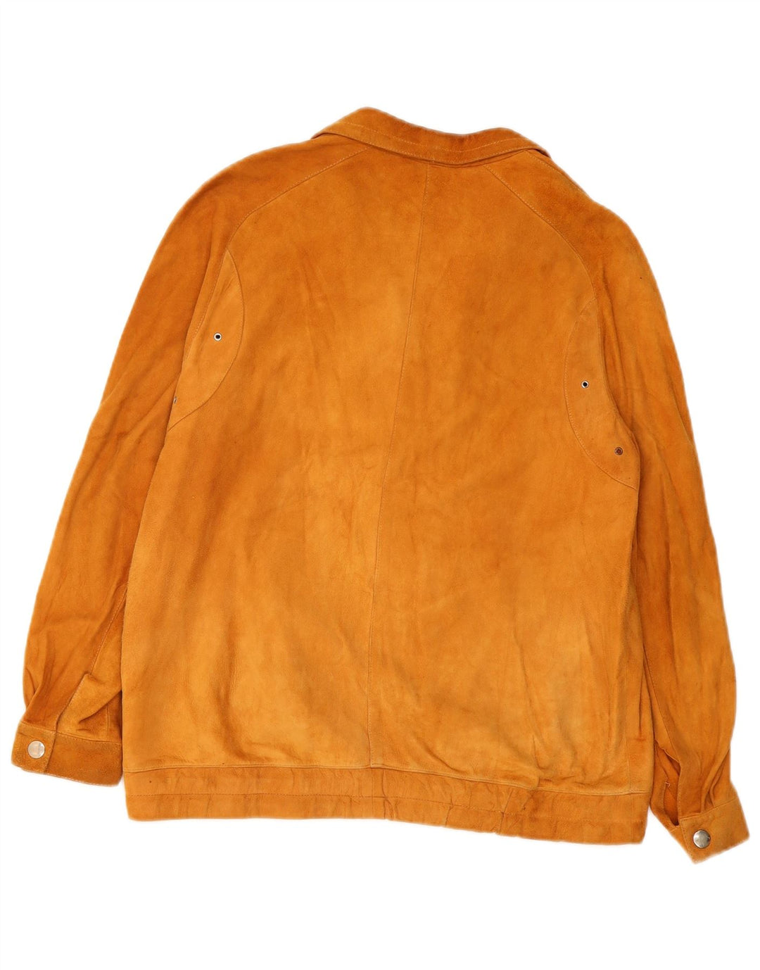 Vintage Damen Wildlederjacke IT 46 Großes Beige Leder