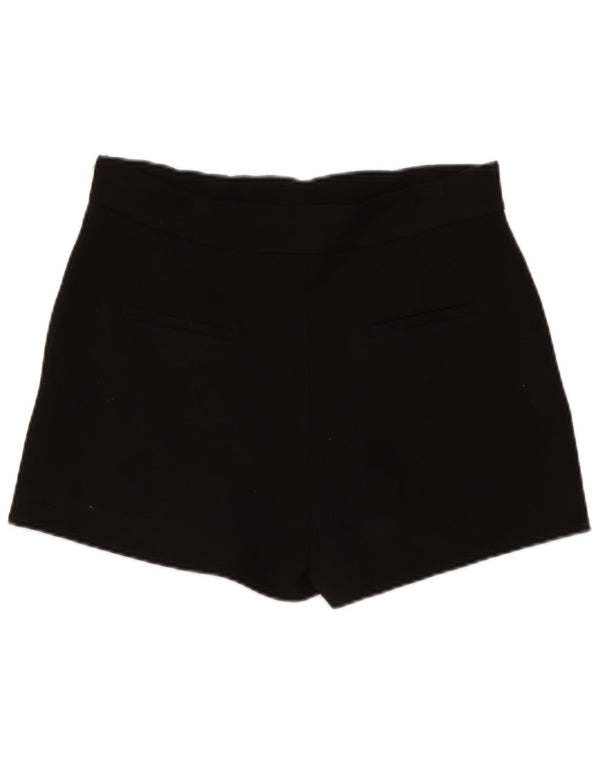 Zara Womens Casual Shorts Large W32 Schwarz Polyester