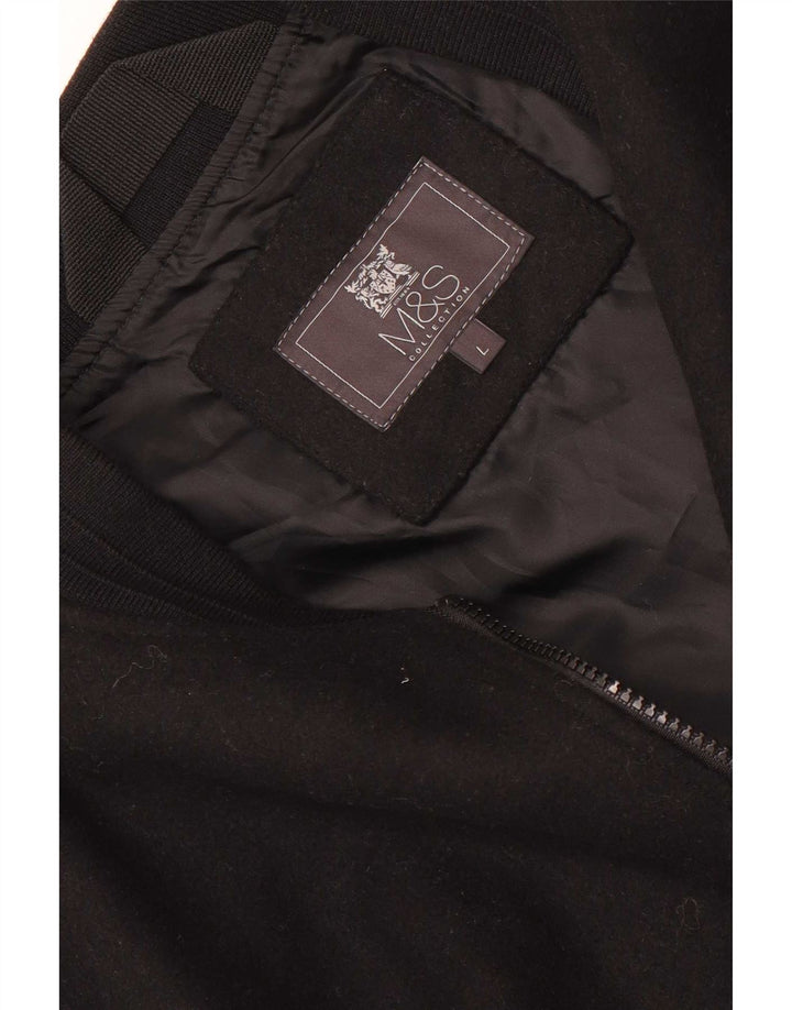 Marks & Spencer Herren Bomberjacke Large Schwarz