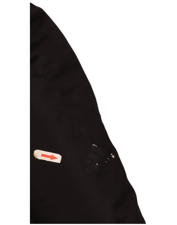 Adidas Herren-Trainingshose, groß, aus schwarzem Polyester