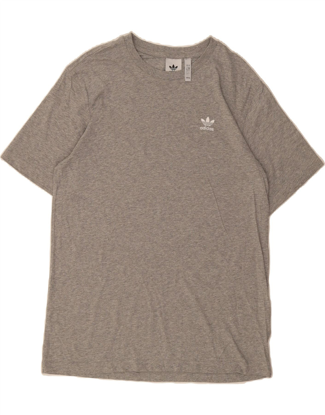 ADIDAS Mens T-Shirt Top Large Grey Cotton Vintage Adidas and Second-Hand Adidas from Messina Hembry 