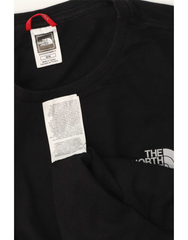 The North Face Herren-T-Shirt-Oberteil aus mittelschwarzer Baumwolle