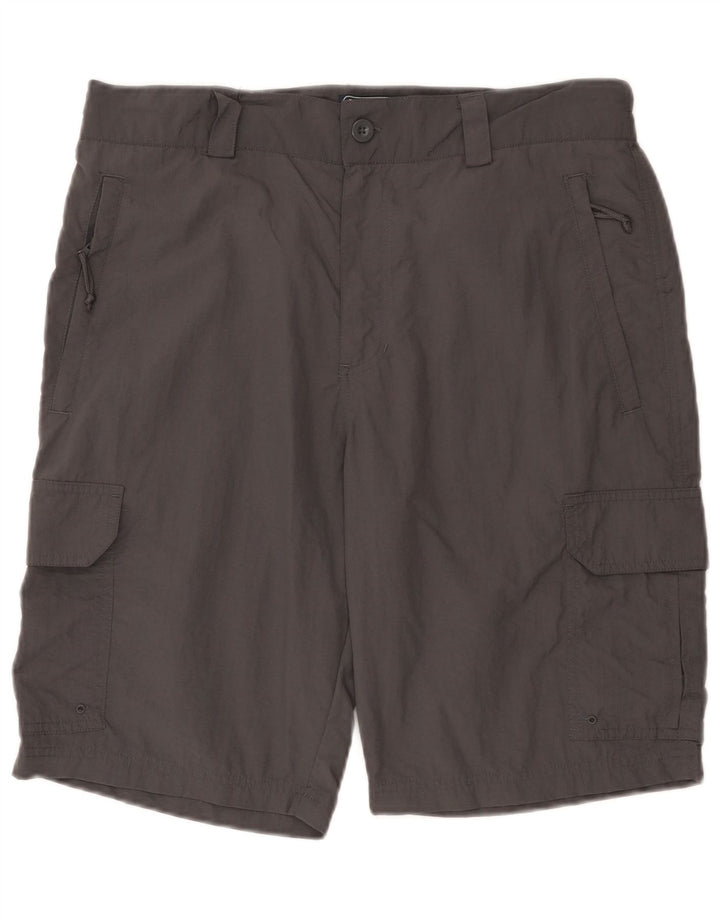 Mountain Warehouse Herren-Cargoshorts, W34, Größe L, Grau, Polyamid