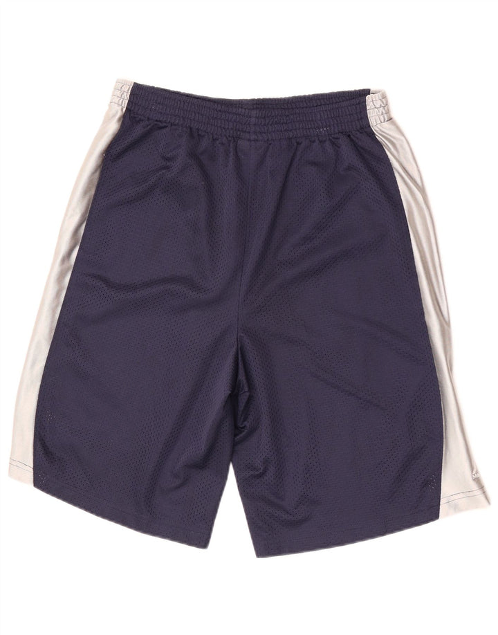 Majestic Herren-Sportshorts, Mittelgroßes marineblaues Colourblock-Polyester