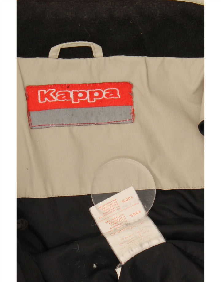 Kappa Herren Skijacke UK 40 Large Schwarz Colourblock Polyamid