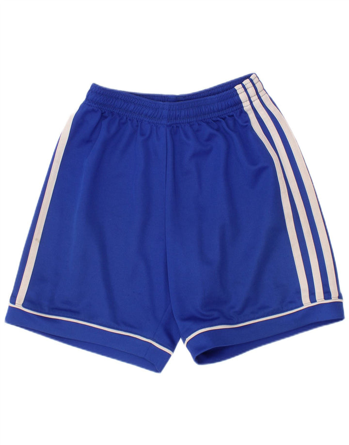 Adidas Jungen Climalite Sport Shorts 9-10 Jahre Blau Polyester