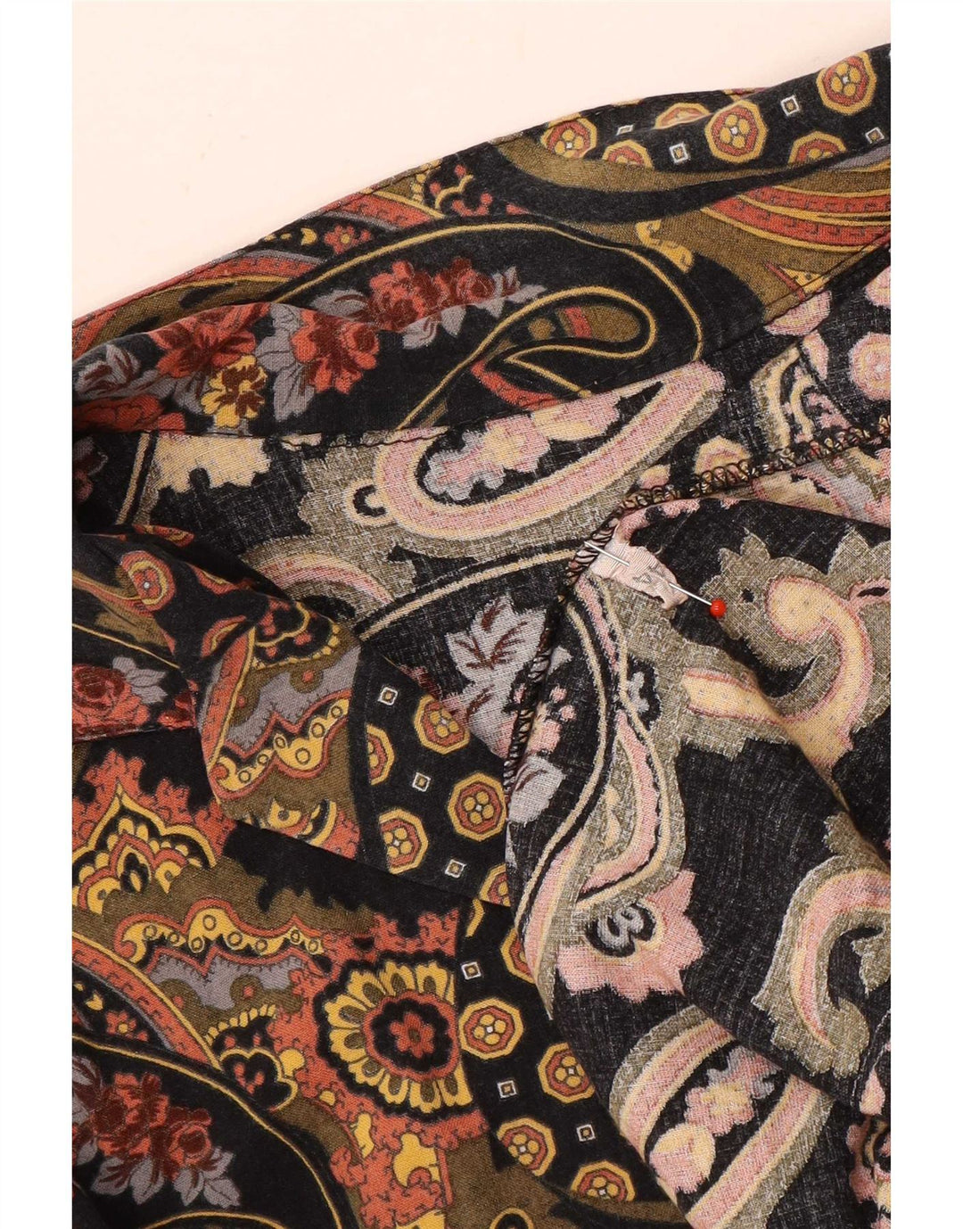 Vintage Damen Hemdbluse IT 44 Medium Mehrfarbig Paisley