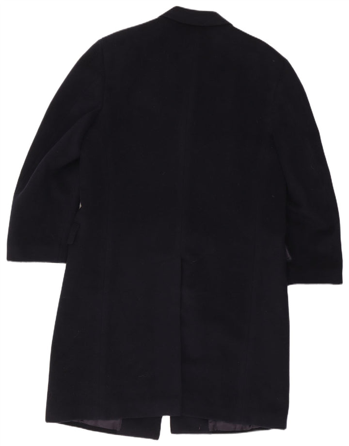 Canali Herrenmantel IT 54 2XL Marineblaue Wolle Klassisch