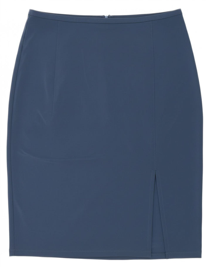 ELENA MIRO Womens Pencil Skirt W36 XL Blue