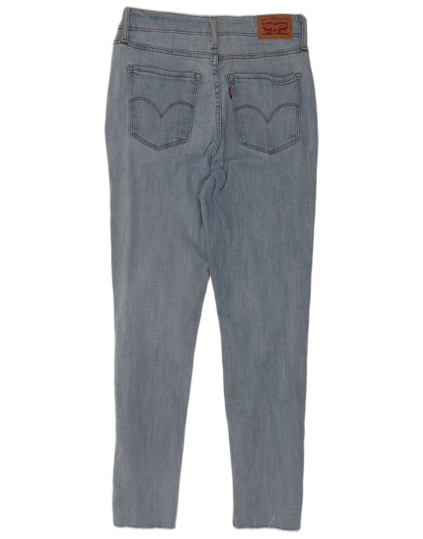 Levi's Damen 721 High Rise Skinny Jeans W28 L28 Blaue Baumwolle