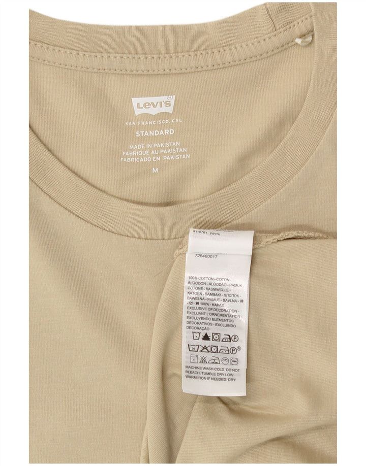 Levi's Herren-Standard-Oberteil, langärmelig, mittelbeige Baumwolle
