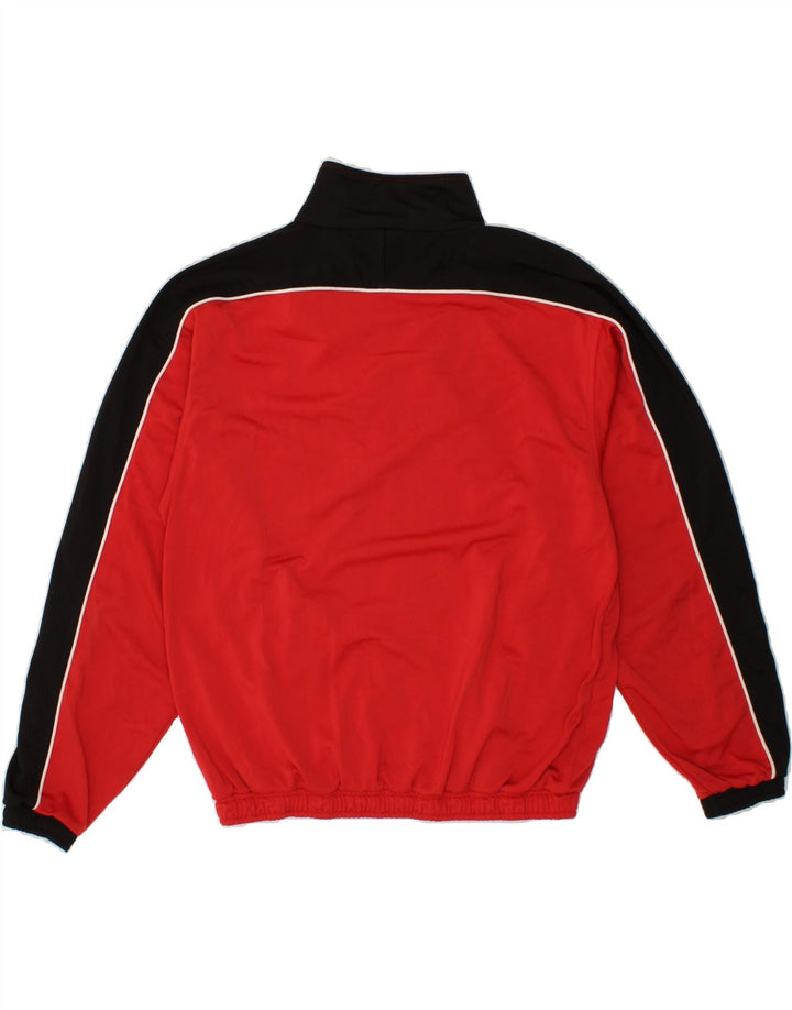 PUMA Boys Tracksuit Top Jacket 13-14 Years Red Colourblock Polyester Vintage Puma and Second-Hand Puma from Messina Hembry 