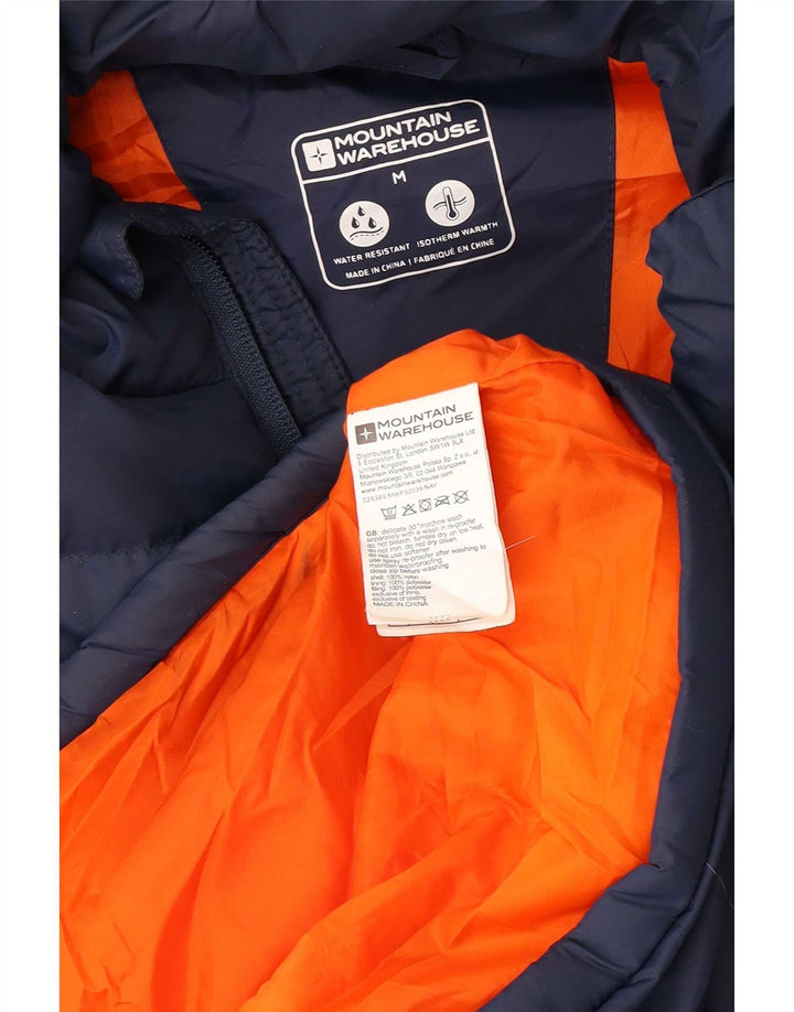Gefütterte Herrenweste von Mountain Warehouse, UK 38, mittelmarineblaues Nylon