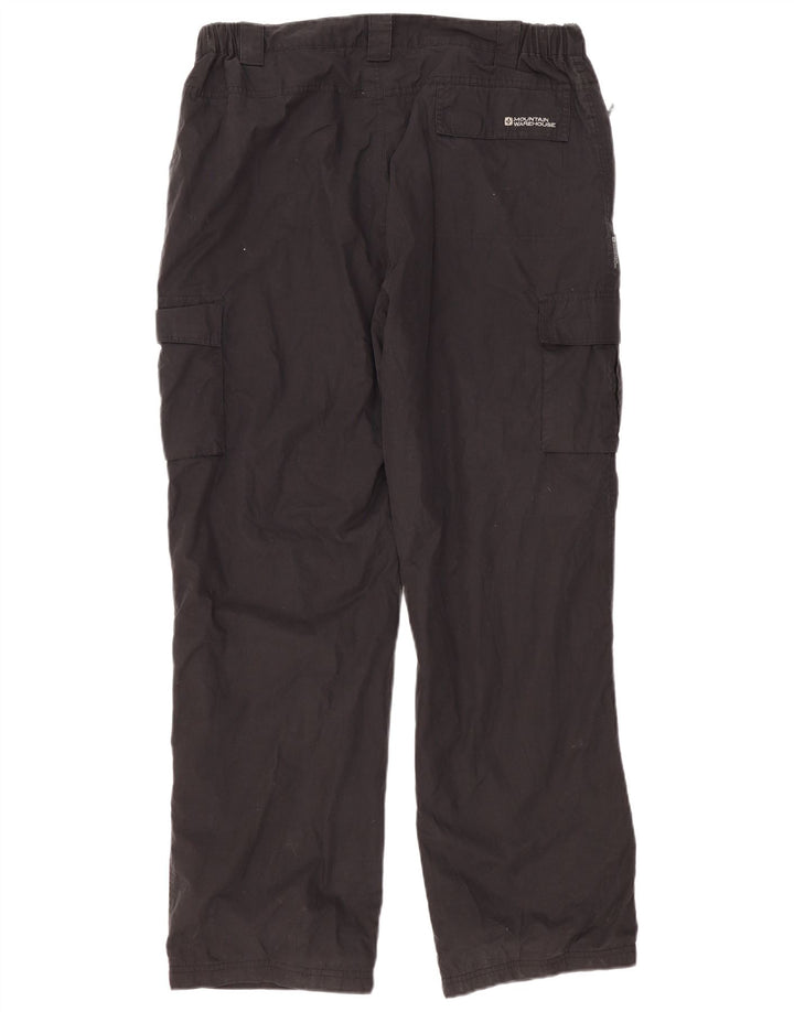 MOUNTAIN WAREHOUSE Gerade Herren-Cargohose W38 L32 Schwarzes Polyester