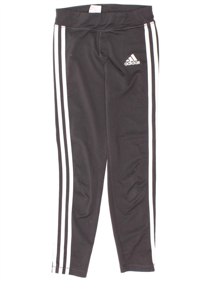 Adidas Climalite-Leggings für Mädchen, 9–10 Jahre, Größe S, Schwarz, Polyester
