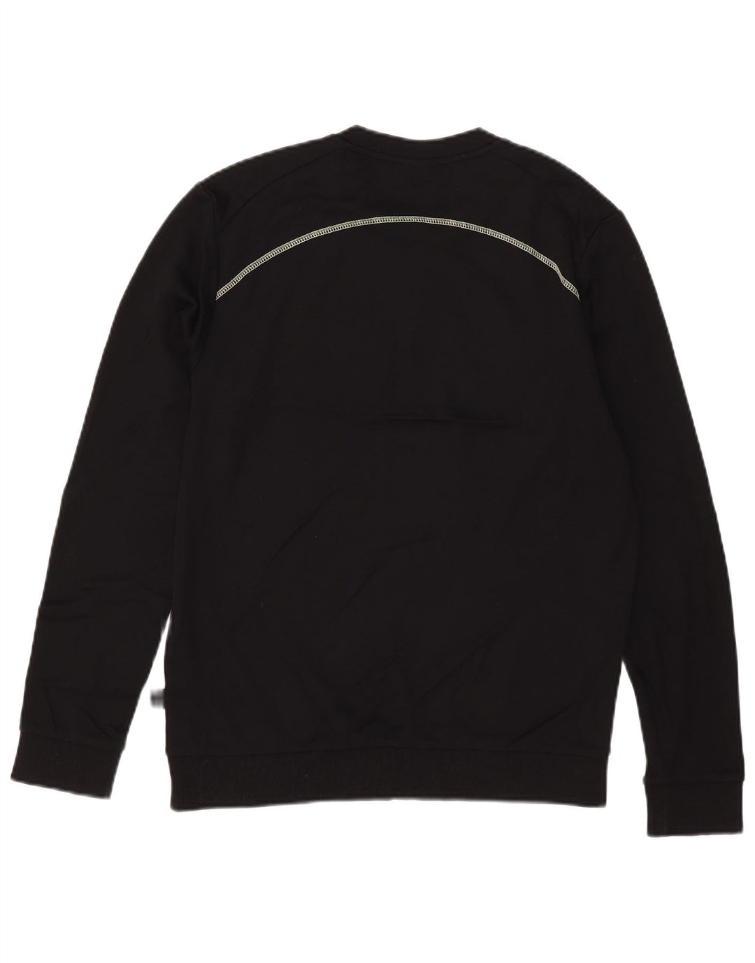 Hugo Boss Herren-Sweatshirt mit Grafik, groß, aus schwarzer Baumwolle