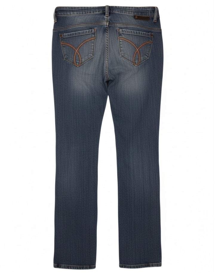 Calvin Klein Damen Slim Jeans W27 L34 Blaue Baumwolle