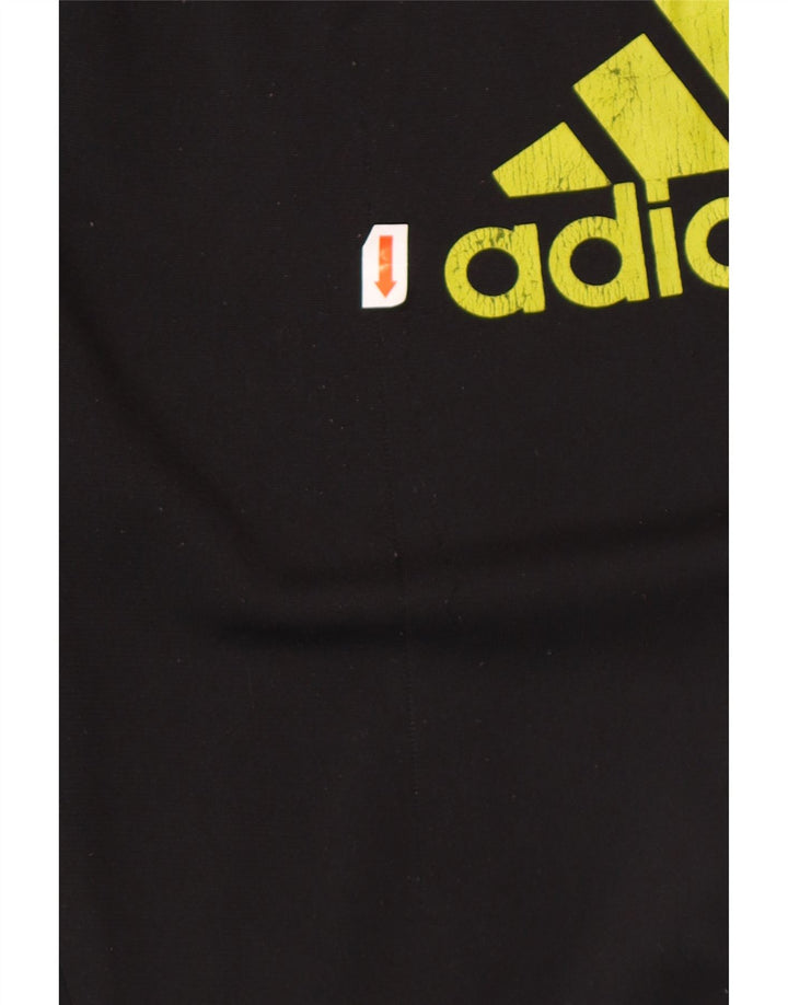 ADIDAS Herren Trainingshose Jogger UK 40/42 Medium Schwarz Polyester