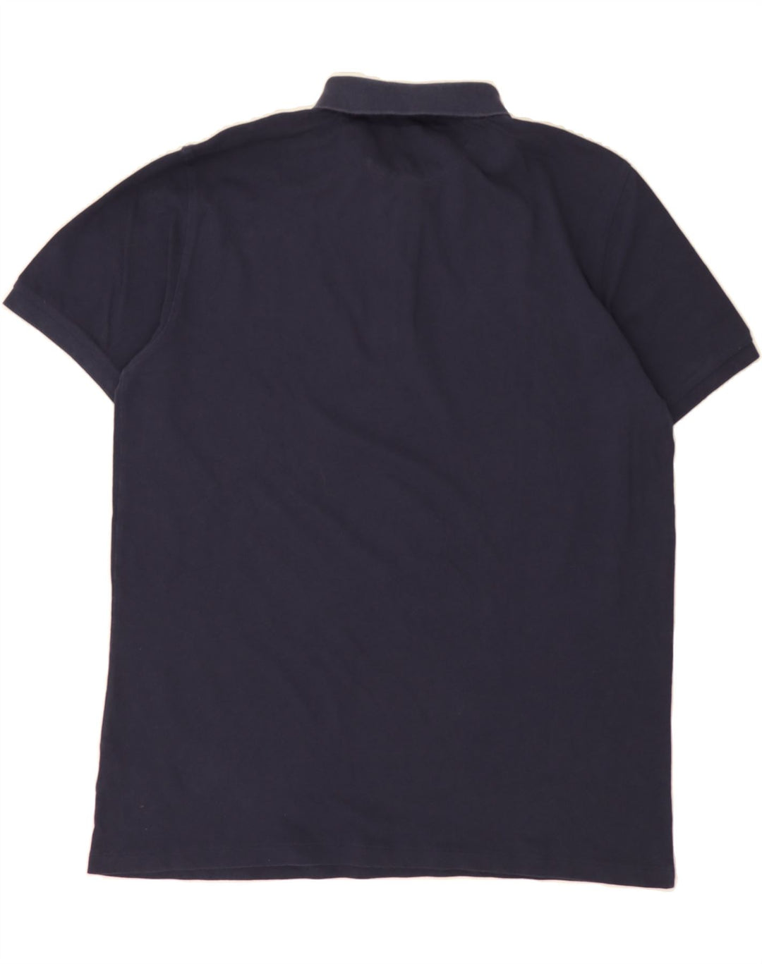 TRUSSARDI Mens Polo Shirt XL Navy Blue Cotton Vintage Trussardi and Second-Hand Trussardi from Messina Hembry 