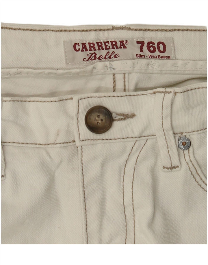 CARRERA Damen Slim Jeans W30 L30 Weiß