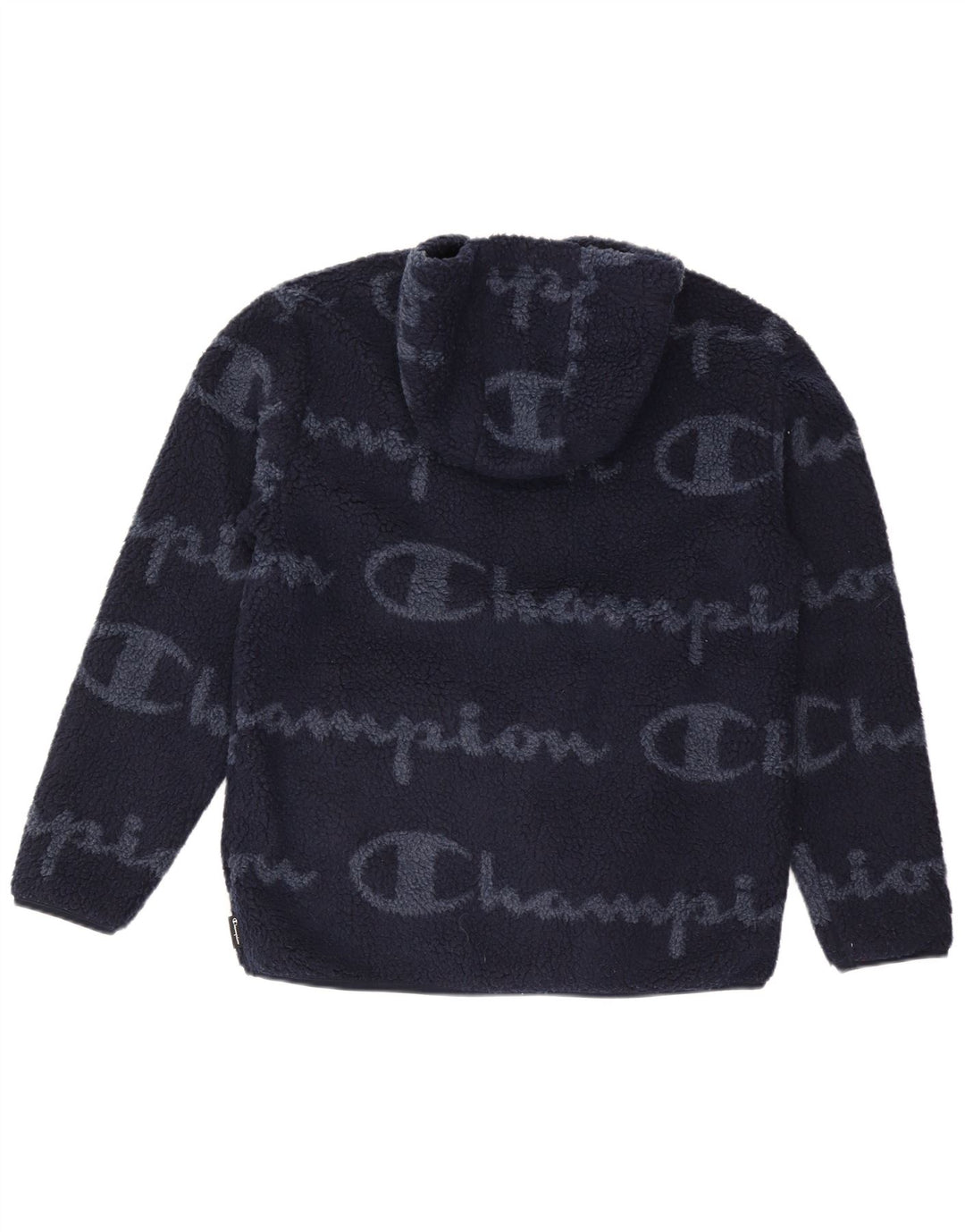 Champion Fleece-Pullover mit Kapuze für Herren, mittelgroß, Marineblau, Polyester