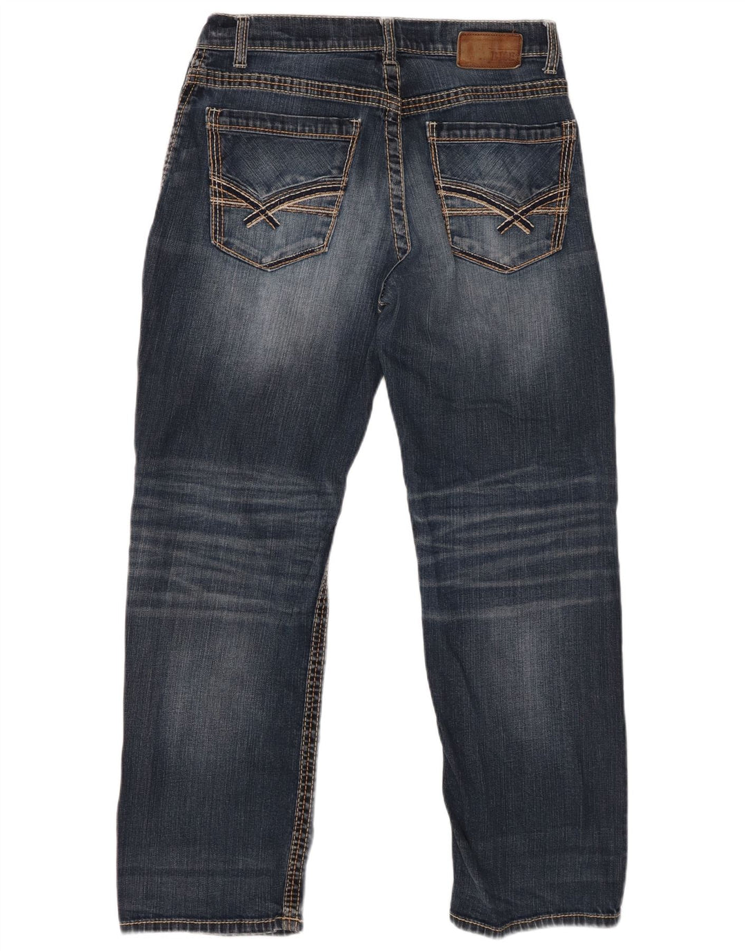 BKE Herren Tyler Straight Jeans W32 L28 Marineblau Baumwolle