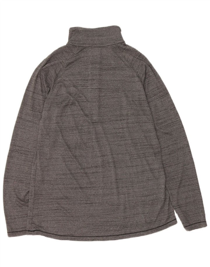 UNDER ARMOUR Herren Heat Gear Pullover-Trainingsoberteil mit Reißverschluss, Mittelgrau