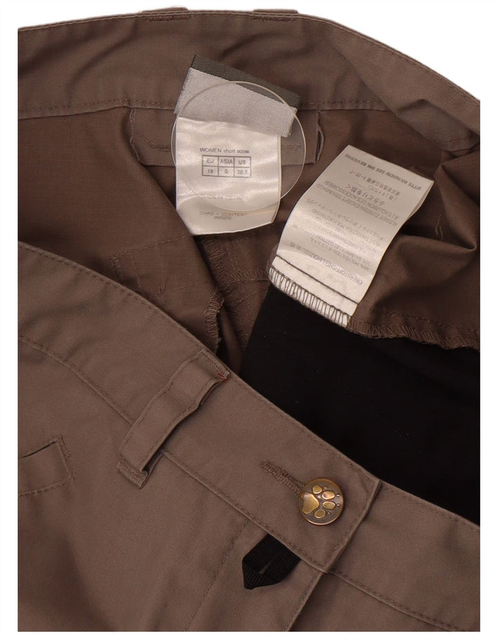Jack Wolfskin Damen-Wander-Cargohose, Größe S, W28, L29, Grau, Polyester