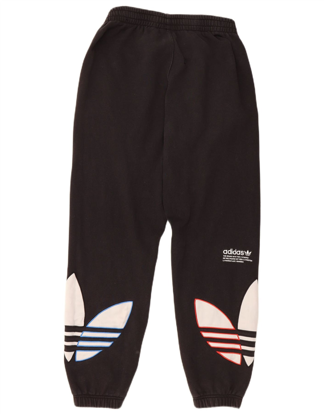 Adidas Herren-Trainingshose mit Grafik, mittelschwarz, Baumwolle