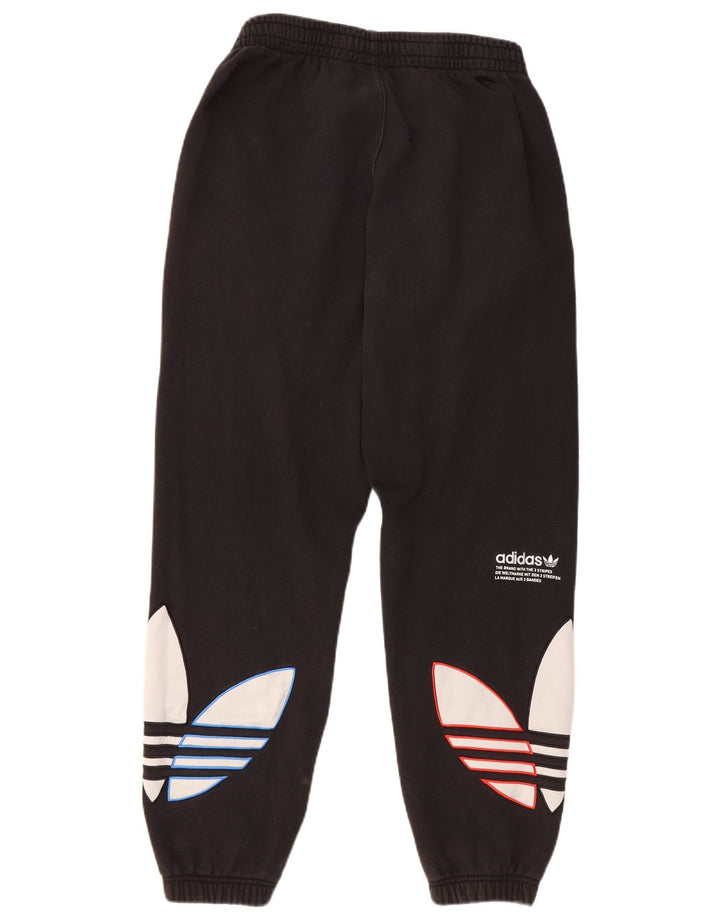 Adidas Herren-Trainingshose mit Grafik, mittelschwarz, Baumwolle