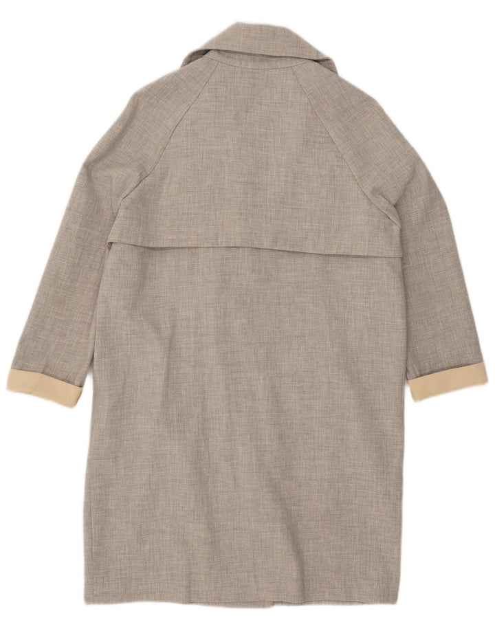 Topshop Damen-Trenchcoat in Übergröße, Gr. 8, Grau, Polyester