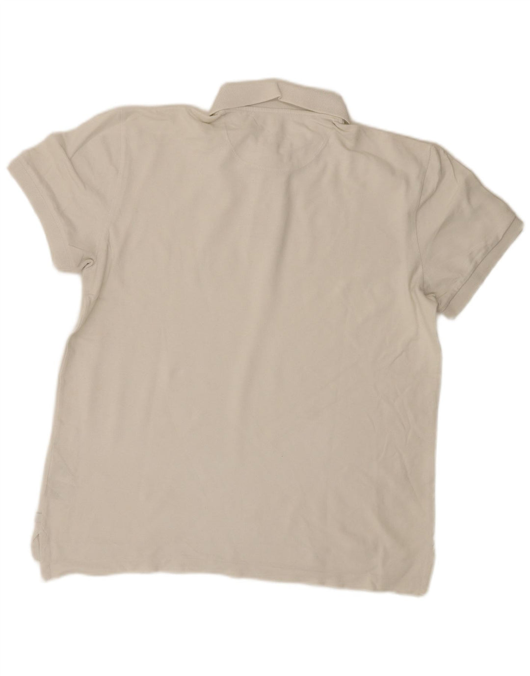 Gap Herren-Poloshirt, groß, aus weißer Baumwolle