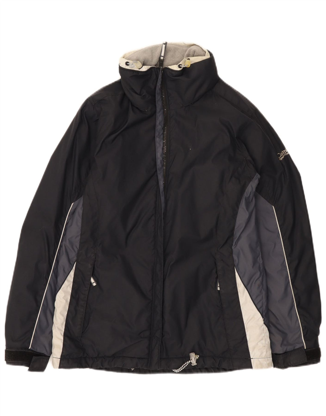Columbia Damen Skijacke UK 10 Small Marineblau Farbblock