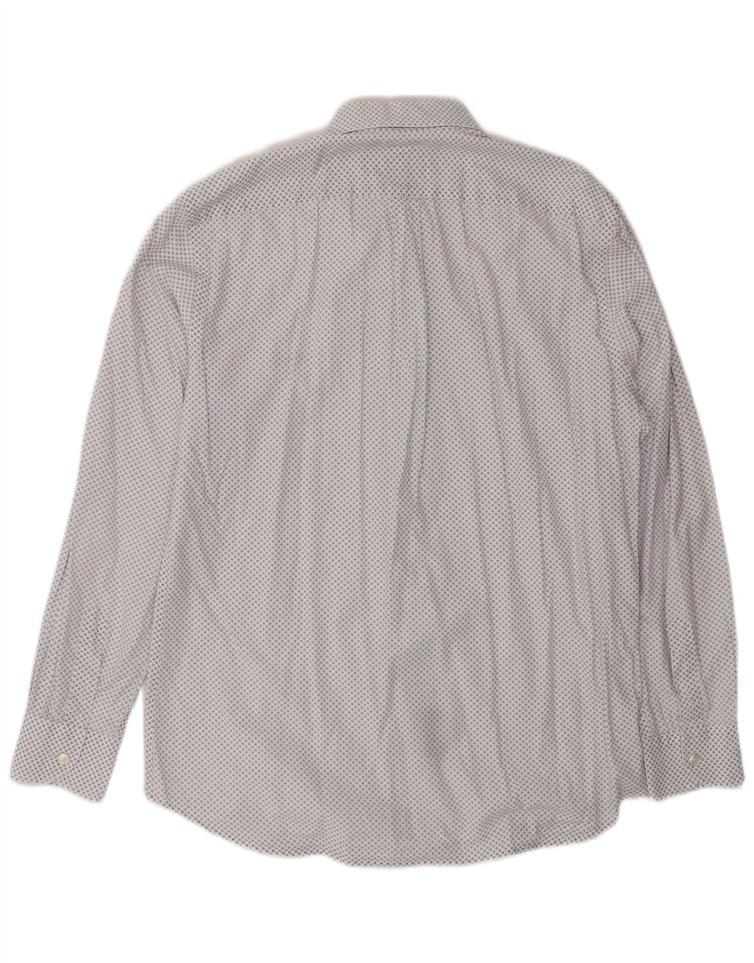 Harmont & Blaine Herren-Hemd mit normaler Passform, mittelblau gepunktete Baumwolle
