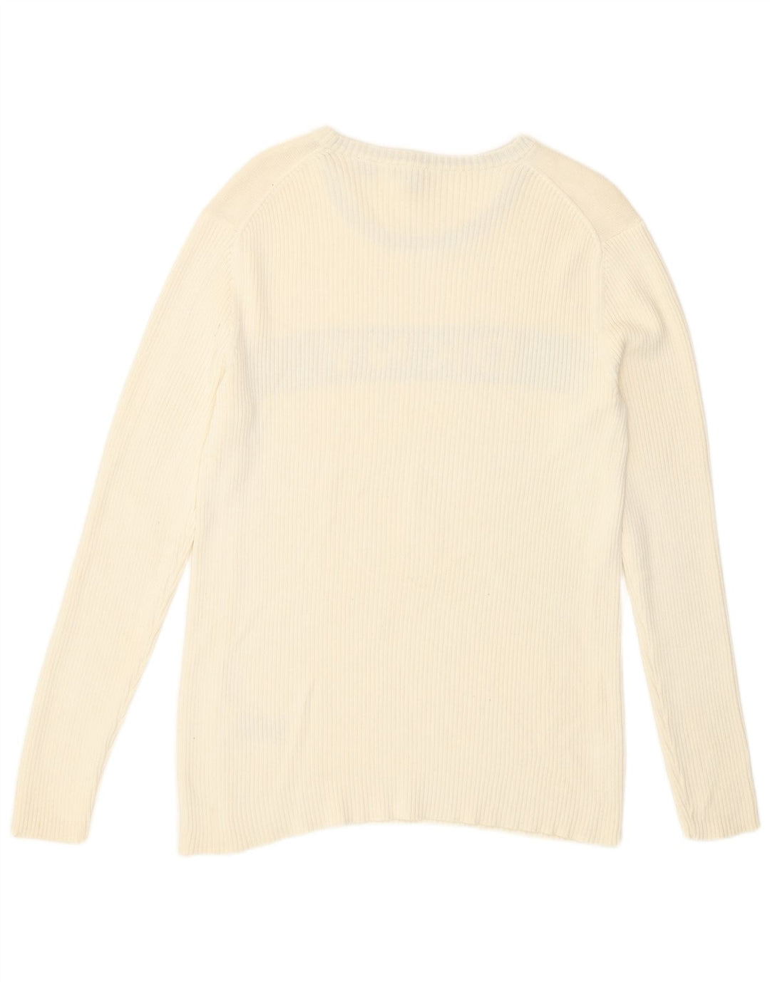 Dkny Herren-Pullover mit grafischem U-Boot-Ausschnitt, mittelweiße Colourblock-Baumwolle
