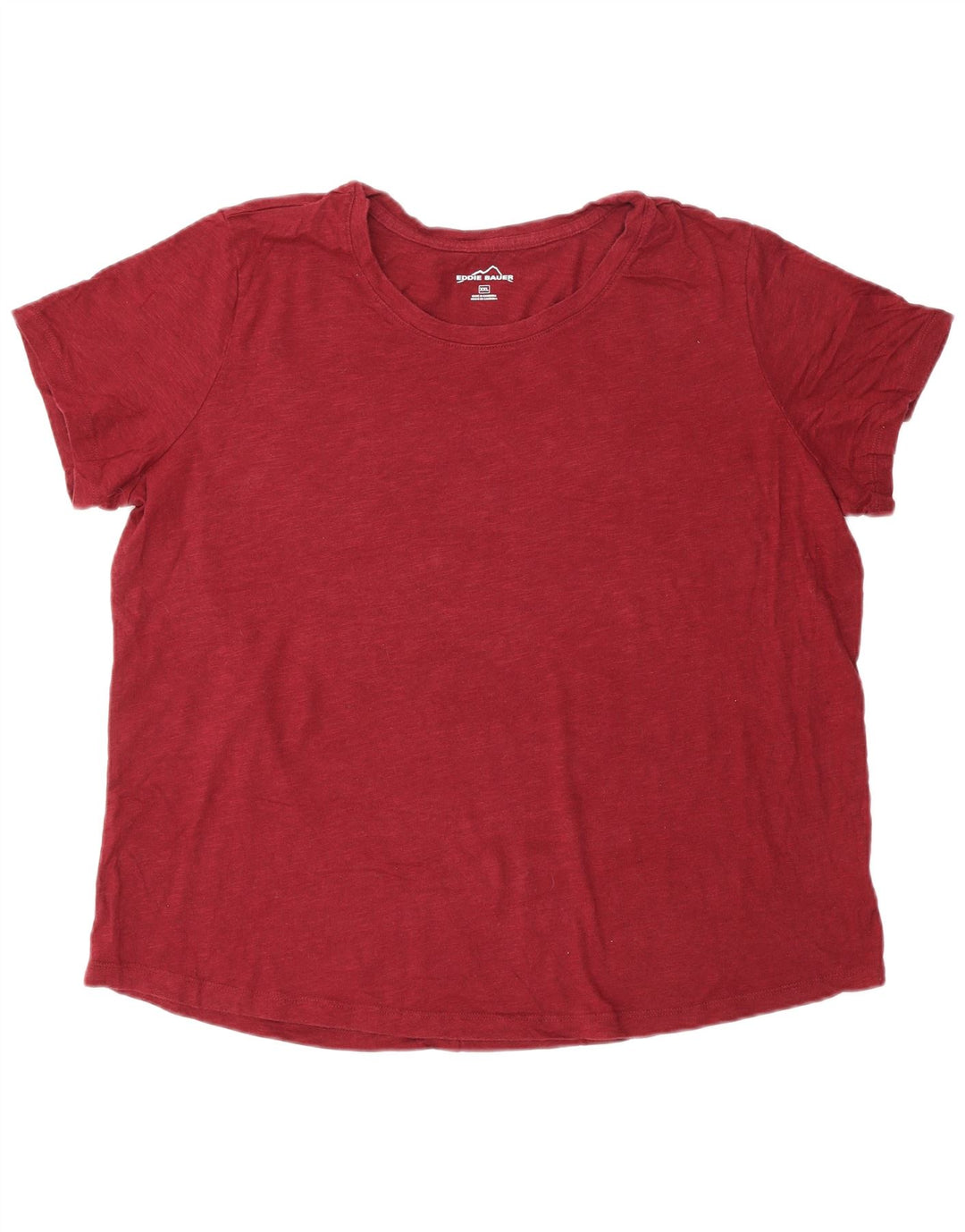 Eddie Bauer Damen T-Shirt Top UK 20 2XL Burgund