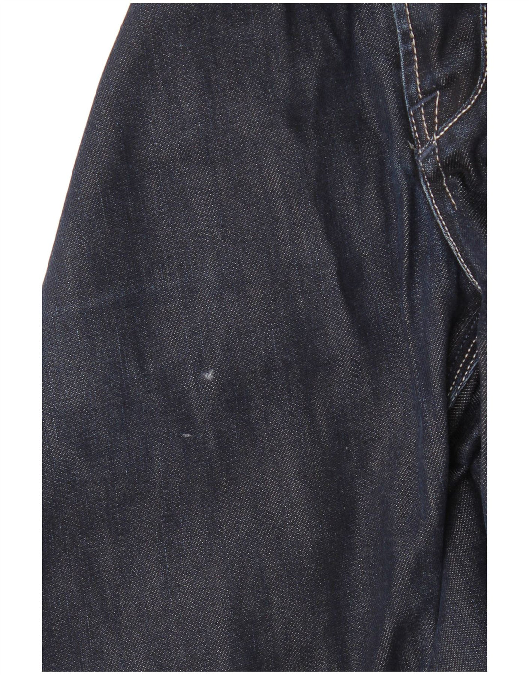 Marks & Spencer Herren Autograph Straight Jeans W36 L33 Marineblaue Baumwolle