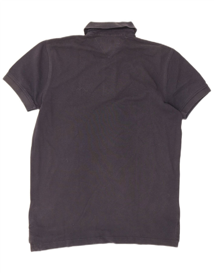 Tommy Hilfiger Herren-Poloshirt, klein, marineblau, Baumwolle