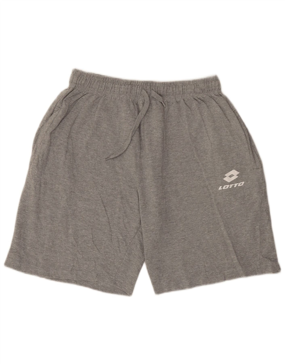 Lotto Herren-Sportshorts XL aus grauer Baumwolle