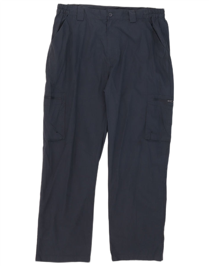 Mountain Warehouse Gerade Herren-Cargohose, W36, L29, Marineblau, Polyester