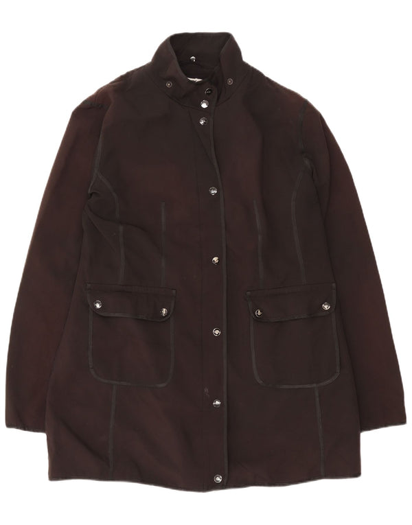 Dkny Womens Utility Jacke UK 16 Large Grau Polyester
